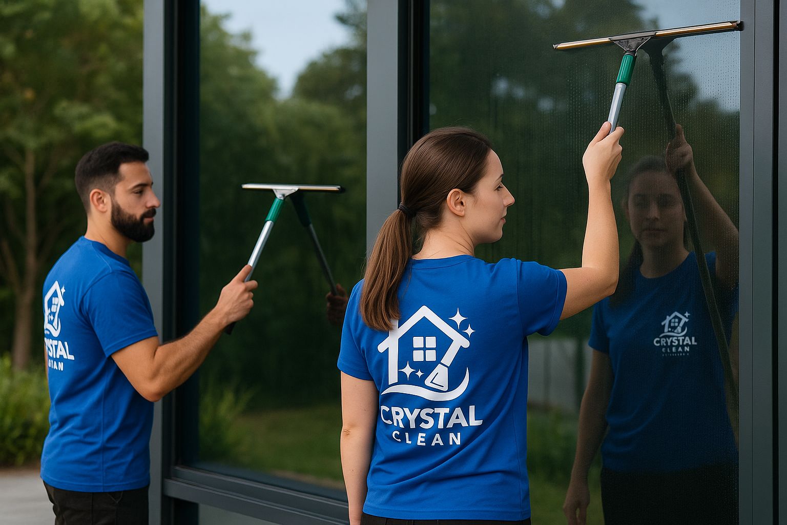 Window Cleaning - Professional cleaning high windows
